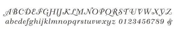 英文書体4