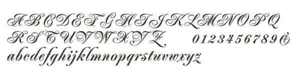 英文書体7
