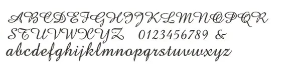 英文書体8