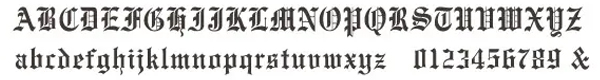 英文書体