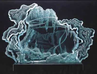 アートガラスの製作例