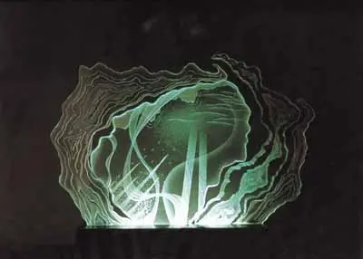 アートガラスの製作例