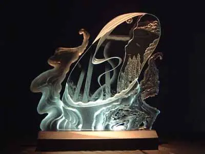 アートガラスの製作例