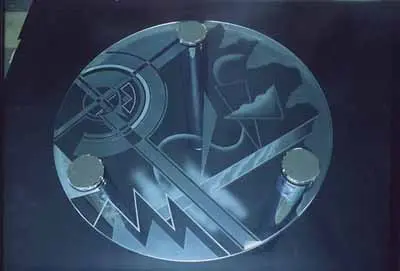 アートガラスの製作例