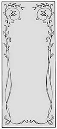 エッチングガラスのデザイン画