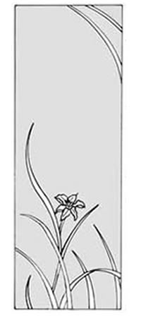 エッチングガラスのデザイン画