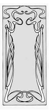 エッチングガラスのデザイン画