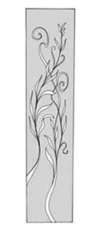 エッチングガラスのデザイン画