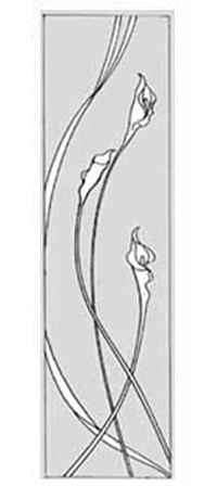 エッチングガラスのデザイン画