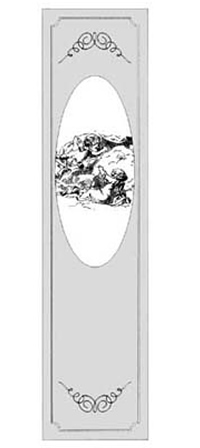 エッチングガラスのデザイン画