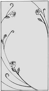 エッチングガラスのデザイン画