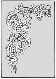 エッチングガラスのデザイン画