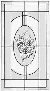 エッチングガラスのデザイン画