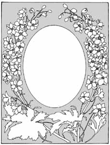 エッチングガラスのデザイン画