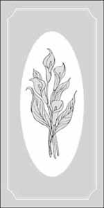 エッチングガラスのデザイン画