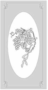 エッチングガラスのデザイン画