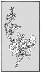 エッチングガラスのデザイン画