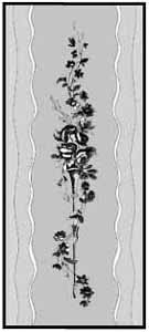 エッチングガラスのデザイン画