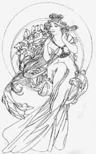 エッチングガラスのデザイン画