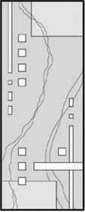 エッチングガラスのデザイン画