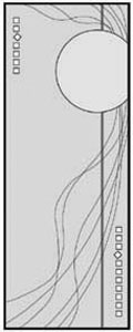 エッチングガラスのデザイン画