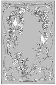 エッチングガラスのデザイン画