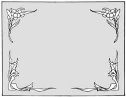 エッチングガラスのデザイン画