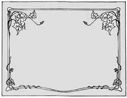 エッチングガラスのデザイン画
