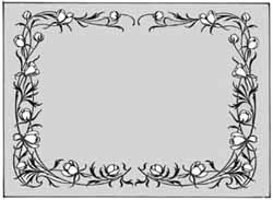 エッチングガラスのデザイン画