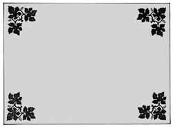 エッチングガラスのデザイン画