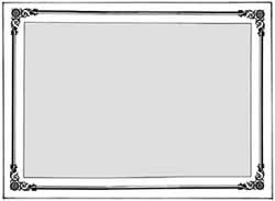 エッチングガラスのデザイン画