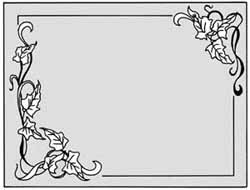 エッチングガラスのデザイン画