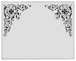 エッチングガラスのデザイン画