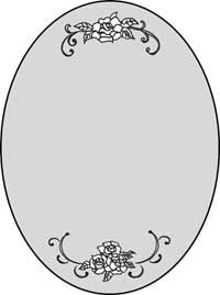 エッチングガラスのデザイン画