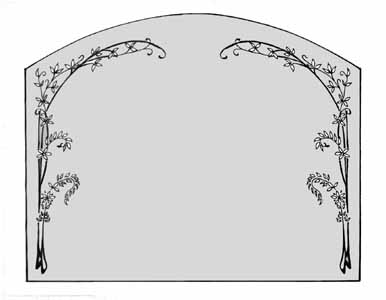 エッチングガラスのデザイン画