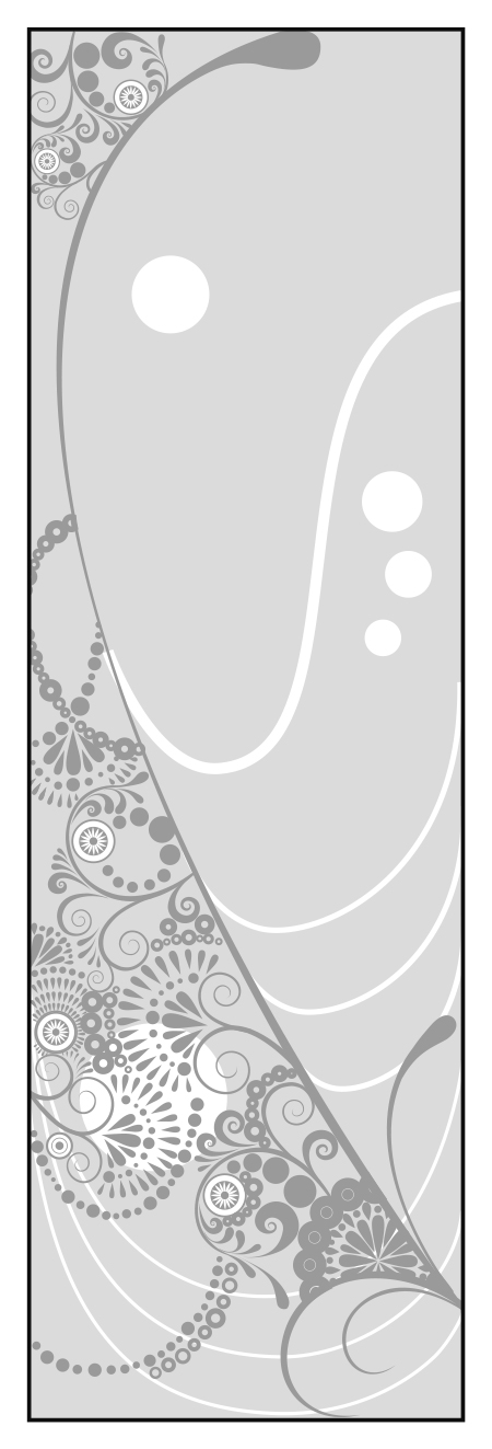 エッチングガラスのデザイン画