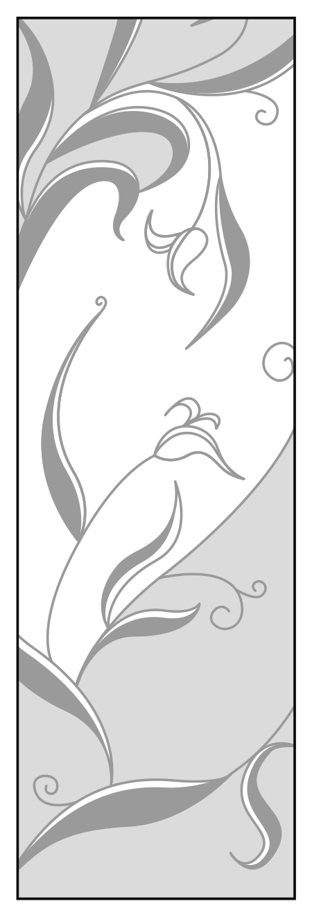 エッチングガラスのデザイン画