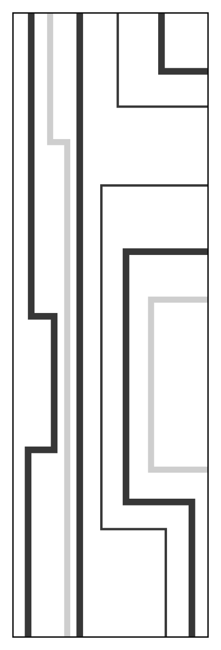 エッチングガラスのデザイン画