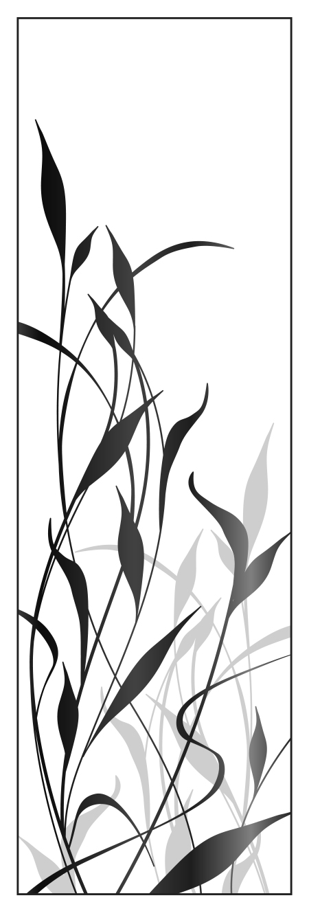 エッチングガラスのデザイン画