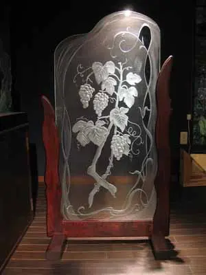 エッチングガラス　目隠し・仕切りガラスの製作事例