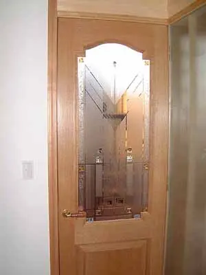 エッチングガラス　ドアガラス・窓ガラスの製作事例