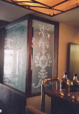 エッチングガラス　ドアガラス・窓ガラスの製作事例