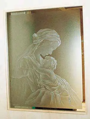 エッチングガラス　ドアガラス・窓ガラスの製作事例