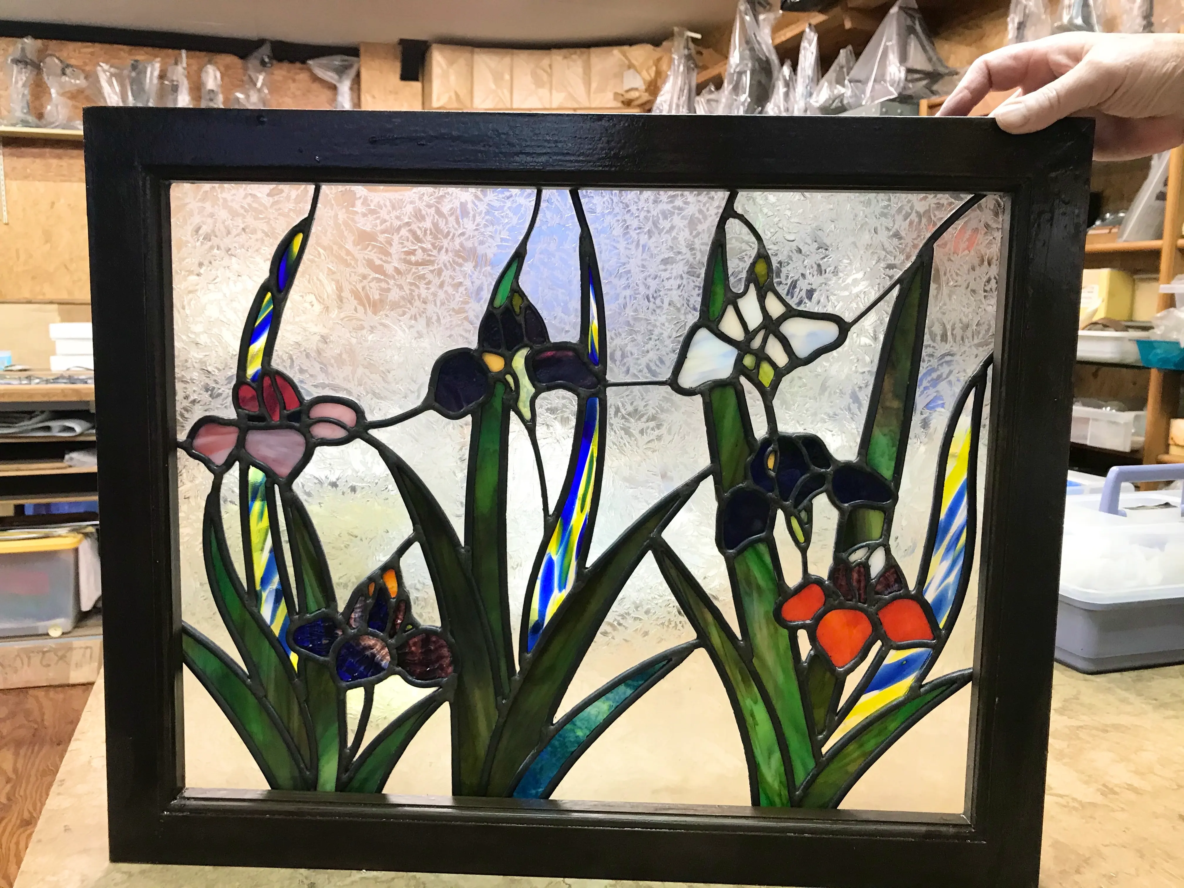 ステンドグラス教室の製作例