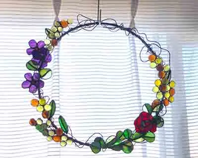 ステンドグラス教室の製作例