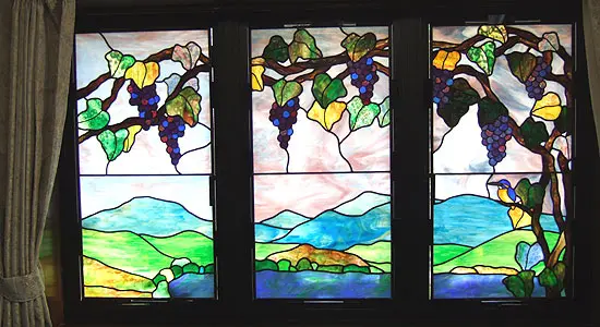 ステンドグラス教室の製作例