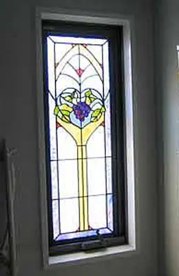 ステンドグラスの製作画像