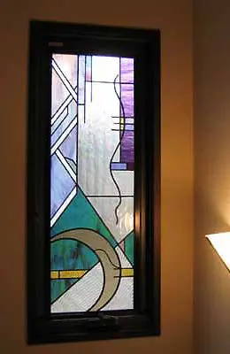 ステンドグラスの製作画像