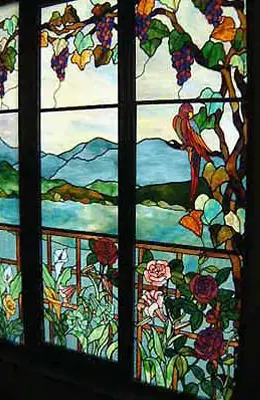 ステンドグラスの製作画像