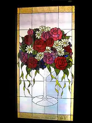 ステンドグラスの製作画像